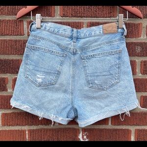 American Eagle Hi Rise Denim Jean Mom Shorts